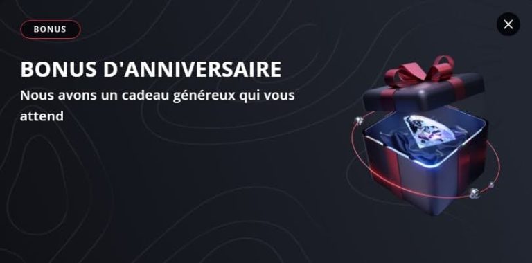Starda Casino bonus anniversaire